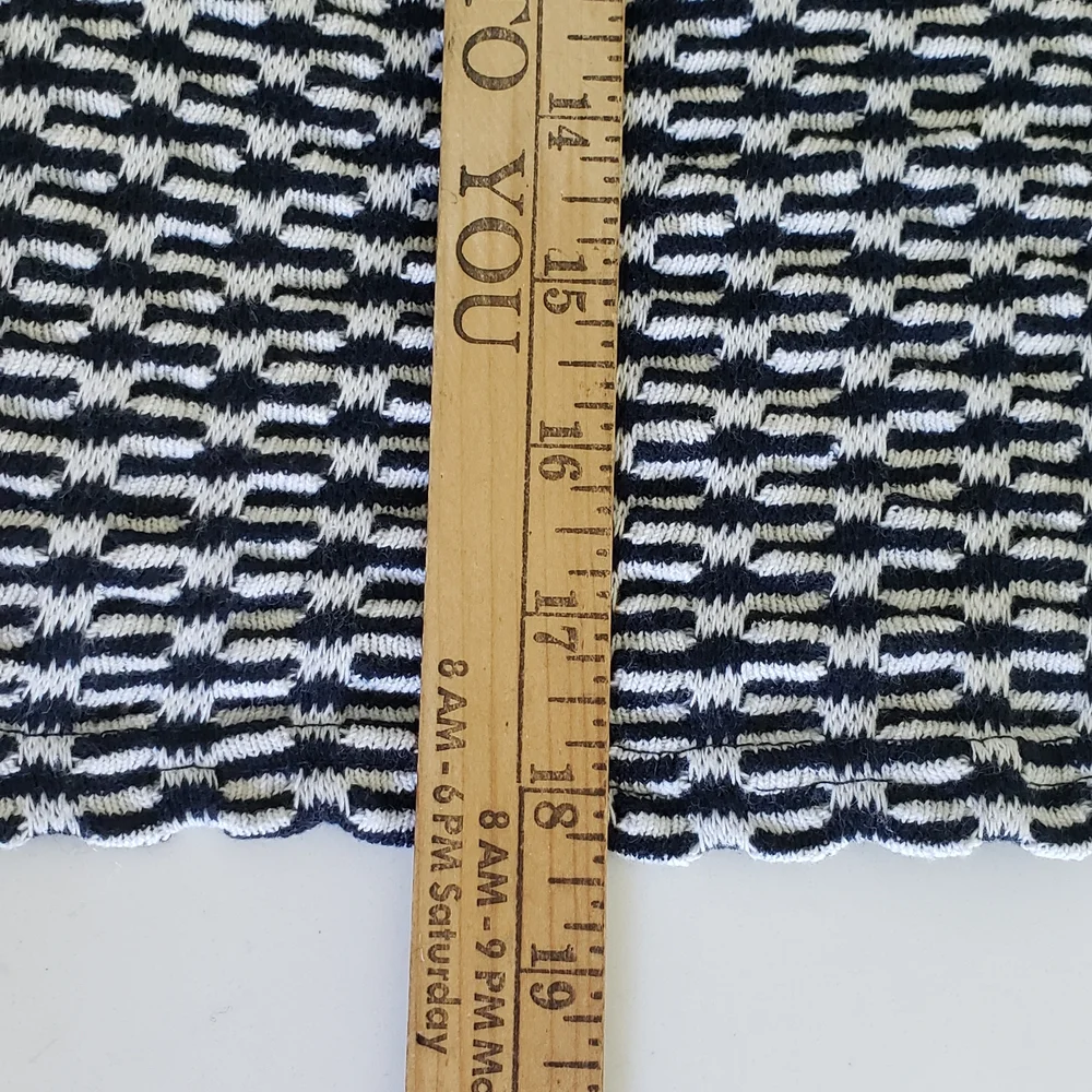 Zara Navy & White Printed Two-Piece Pantsuit